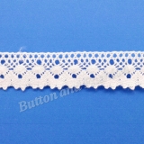 LC1007 -   The delicate lace trim is made with special design pattern. Which is a beautiful trim can easily be inserted into any inspired garment, accessory or bridal gown. Also into stylistic hems for skirts, shirts, dresses, sleeves, necklines, sweater and pullover. It can also make for delightful your craft projects.