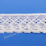 LC1010 -   The delicate lace trim is made with special design pattern. Which is a beautiful trim can easily be inserted into any inspired garment, accessory or bridal gown. Also into stylistic hems for skirts, shirts, dresses, sleeves, necklines, sweater and pullover. It can also make for delightful your craft projects.