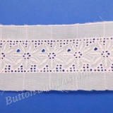LC1012 -   The delicate lace trim is made with special design pattern. Which is a beautiful trim can easily be inserted into any inspired garment, accessory or bridal gown. Also into stylistic hems for skirts, shirts, dresses, sleeves, necklines, sweater and pullover. It can also make for delightful your craft projects.