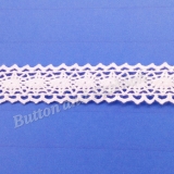 LC1014 -   The delicate lace trim is made with special design pattern. Which is a beautiful trim can easily be inserted into any inspired garment, accessory or bridal gown. Also into stylistic hems for skirts, shirts, dresses, sleeves, necklines, sweater and pullover. It can also make for delightful your craft projects.
