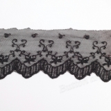 LC1045 -   The delicate lace trim is made with special design pattern. Which is a beautiful trim can easily be inserted into any inspired garment, accessory or bridal gown. Also into stylistic hems for skirts, shirts, dresses, sleeves, necklines, sweater and pullover. It can also make for delightful your craft projects.