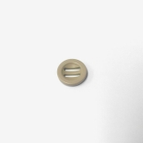 PCS30002-19mm-9mmlongslots -   Slotted Button, Ribbon Button has 2 slots, these are fixed onto clothing by means of a piece of cloth ribbon tape or lace approximately in width
