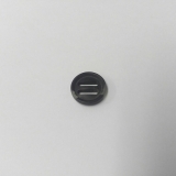 PCS30003-17mm-9mmlongslots -   Slotted Button, Ribbon Button has 2 slots, these are fixed onto clothing by means of a piece of cloth ribbon tape or lace approximately in width
