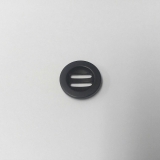 PCS30005-23mm-12mmlongslots -   Slotted Button, Ribbon Button has 2 slots, these are fixed onto clothing by means of a piece of cloth ribbon tape or lace approximately in width
