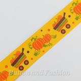 RN01094-25mmHalloween -   This is a polyester satin ribbon printed with colourful pattern. Great for a variety of apparel ,craft and packing gift.
