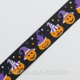 RN01095-25mmHalloween -   This is a polyester satin ribbon printed with colourful pattern. Great for a variety of apparel ,craft and packing gift.
