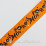 RN01096-25mmHalloween -   This is a polyester satin ribbon printed with colourful pattern. Great for a variety of apparel ,craft and packing gift.

