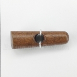 TGWD39014 -   Our natural wood toggle buttons are earthy and grounded and made from natural material. The grains of the wood are highlighted throughout the buttons giving you the feeling that you are connected to the forest. These will look great on a high-quality suit, trench coat, duffle coat or your special project. 