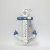 VLC3102 -   Nautical sailing blue anchor with thermometer decorative model. Product Price : US$29.99 and Shipping Fee : US$25.00