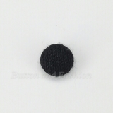 FBC22001 -  Black Our Fabric Covered Handmade Craft Shank Buttons are made by hand or simple semi-automatic machine with knitting fabric or woven fabric. The hole of shank button is set at the base. Each button exemplifies its individuality and unique characteristics.