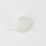 FBC22005 -  White Our Fabric Covered Handmade Craft Shank Buttons are made by hand or simple semi-automatic machine with knitting fabric or woven fabric. The hole of shank button is set at the base. Each button exemplifies its individuality and unique characteristics.