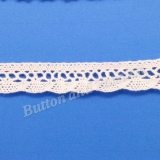 LC1006 -   The delicate lace trim is made with special design pattern. Which is a beautiful trim can easily be inserted into any inspired garment, accessory or bridal gown. Also into stylistic hems for skirts, shirts, dresses, sleeves, necklines, sweater and pullover. It can also make for delightful your craft projects.