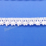 LC1017 -   The delicate lace trim is made with special design pattern. Which is a beautiful trim can easily be inserted into any inspired garment, accessory or bridal gown. Also into stylistic hems for skirts, shirts, dresses, sleeves, necklines, sweater and pullover. It can also make for delightful your craft projects.