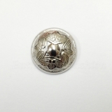 M07039 -  Silver We supply metal shank button. The hole of shank button is set at the base. Metal buttons can be electro-plated to many colors - ranging from Gold, Silver, Copper, Brass or Pewter etc. We offer the largest selection of fashion buttons made from the highest quality materials.