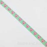 RN1041 -   This is a polyester grosgrain ribbon printed with colourful pattern. Great for a variety of apparel trimming ,craft and packing gift