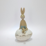VLC0931 -   Rabbit wearing blue short pants hobby egg box.Product Price : US$46.99 and Shipping Fee : US$25.00